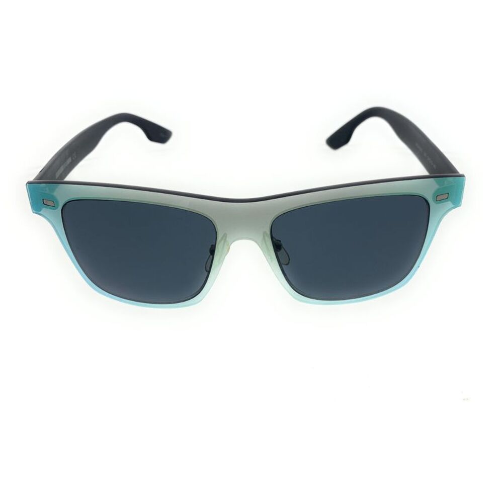 Defective: McQ MQ0008S-005 Clear Rectangle Sunglasses
